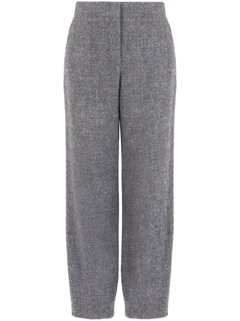 Emporio Armani high-waisted tapered trousers 