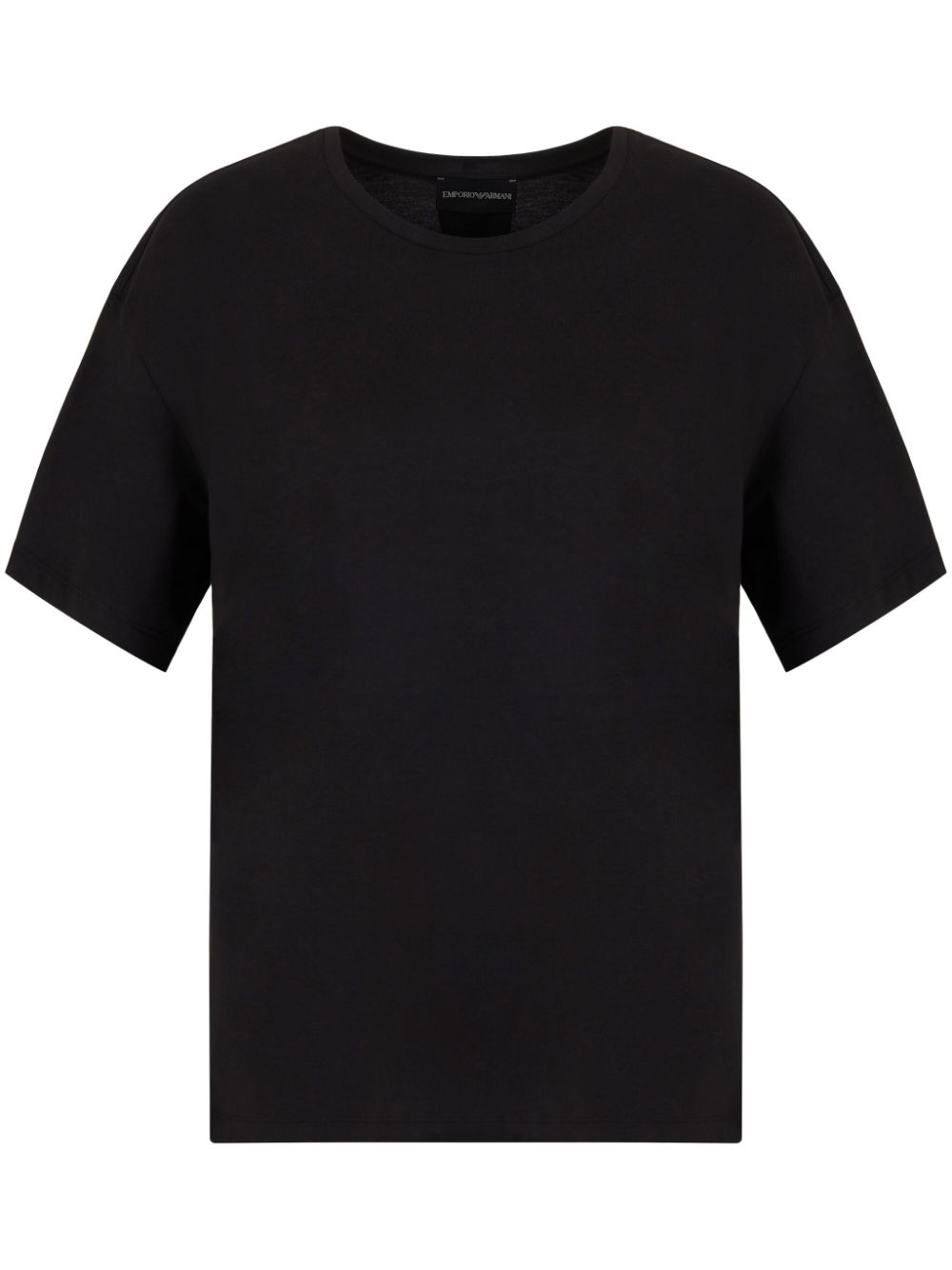 Shop Emporio Armani Logo Tag T-shirt In Black