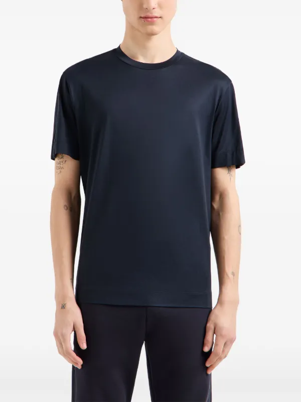 Emporio Armani short-sleeved T-shirt Blue FARFETCH VN
