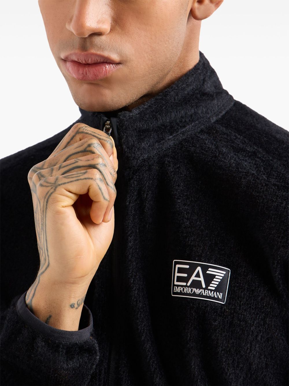 Ea7 Emporio Armani logo-patch track jacket Men