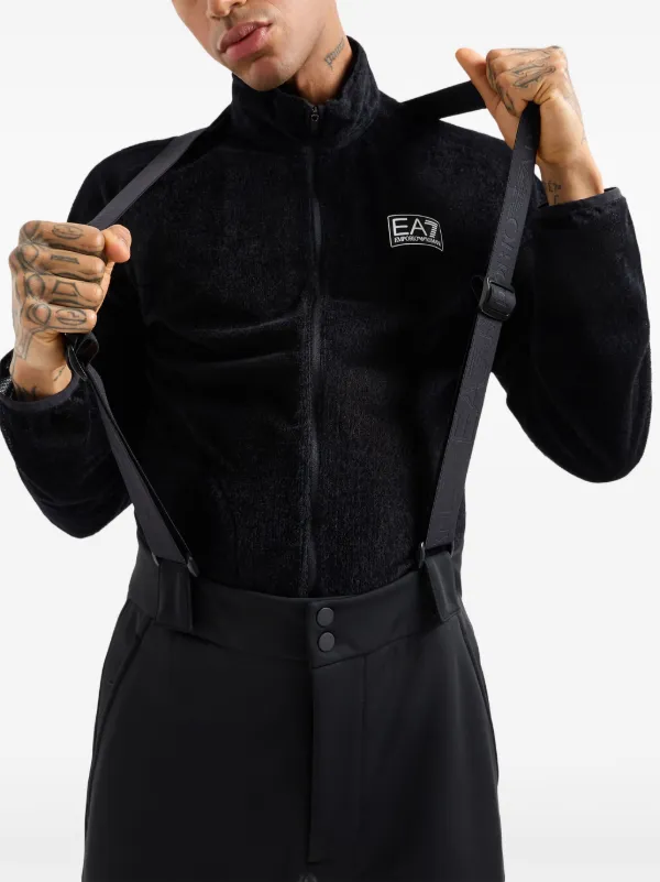 Ea7 Emporio Armani logo-patch Track Jacket | Black | FARFETCH JO
