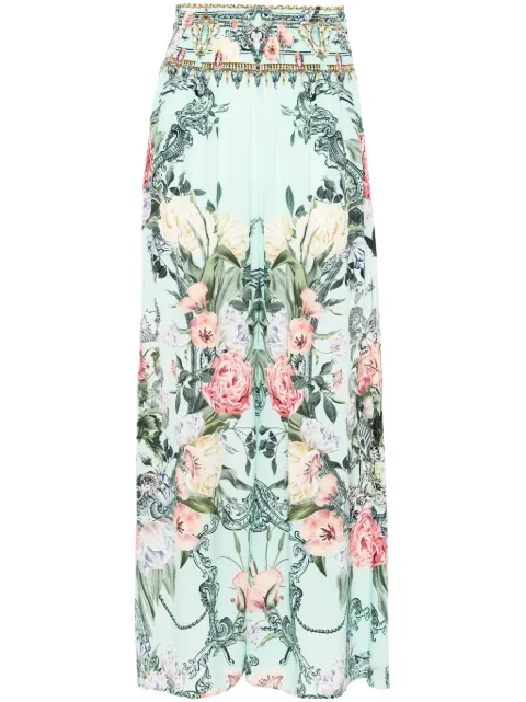 Camilla Petal Promise Land wide-leg trousers