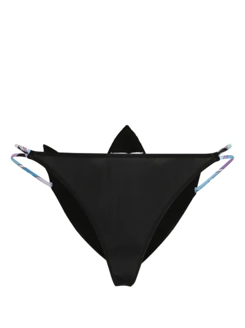 PUCCI floral-appliqué bikini bottoms