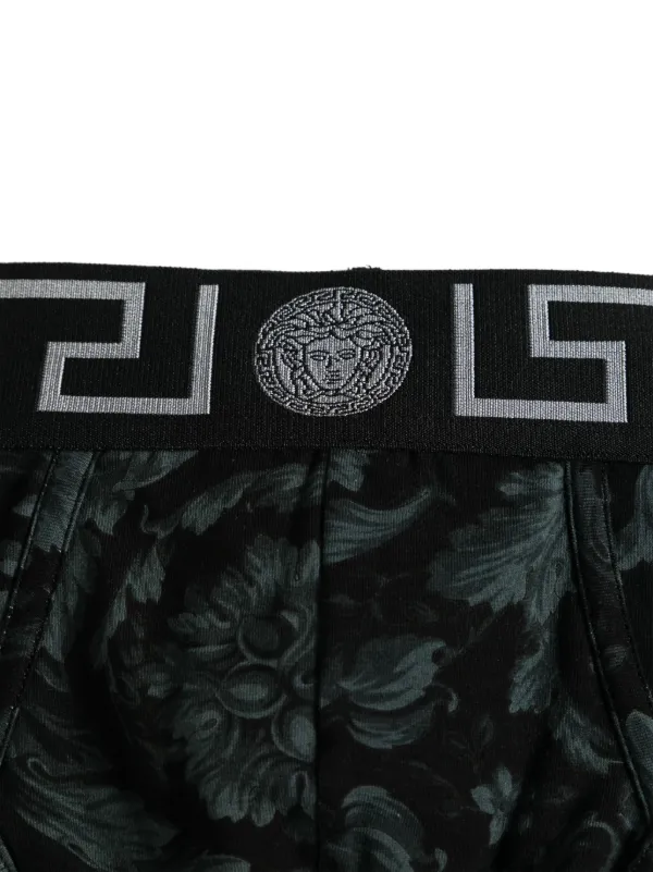 Versace グレカ ボーダー ショーツ | ブラック | FARFETCH JP