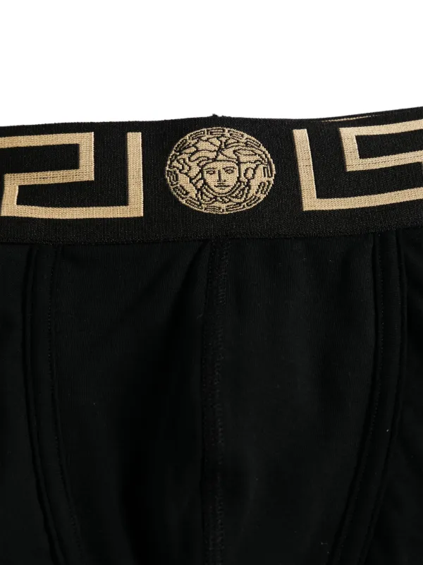 Versace グレカ ボクサーパンツ | ブラック | FARFETCH JP
