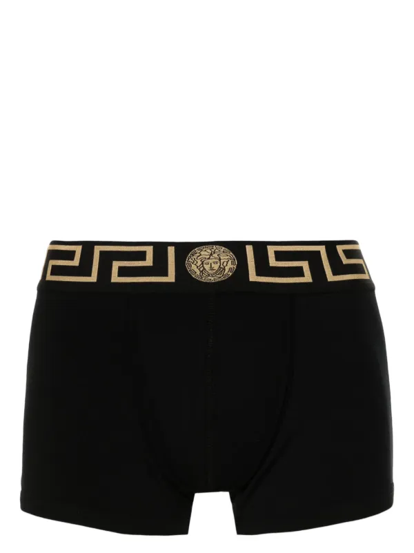 Versace グレカ ボクサーパンツ | ブラック | FARFETCH JP