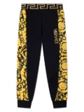 Versace Kids Barocco-print track pants - Black