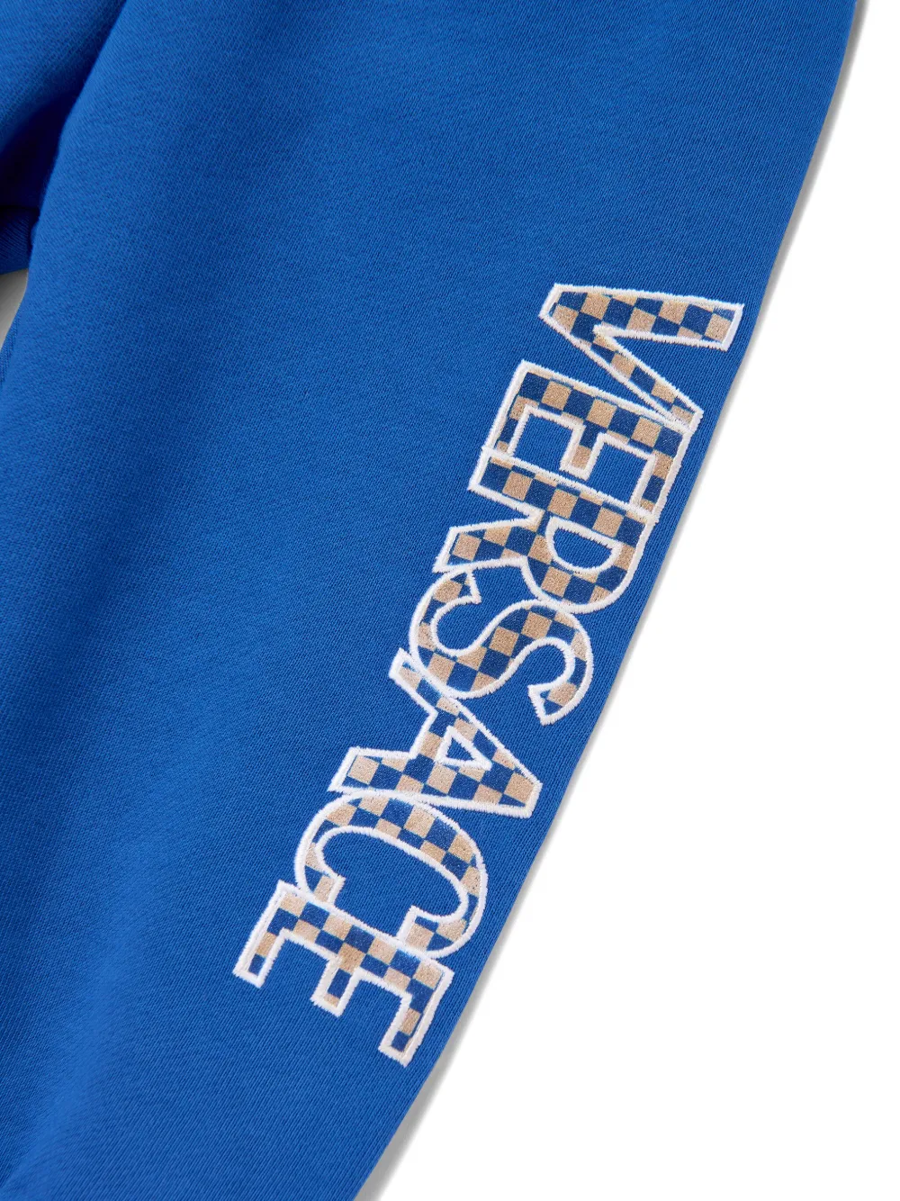 Versace Kids Trainingsbroek met geborduurd logo Blauw