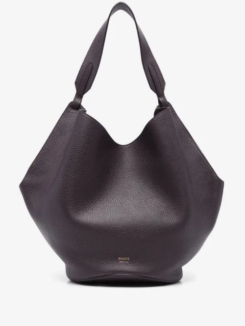 KHAITE medium Lotus leather tote bag