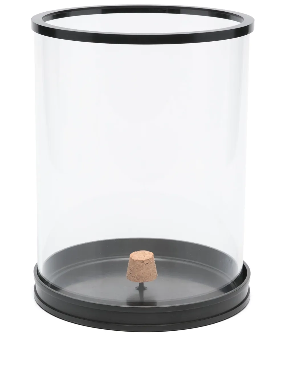 Polo Ralph Lauren Medium Modern Hurricane Candle Holder In Black