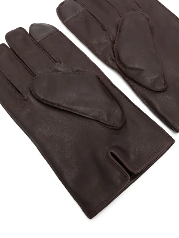 Polo leather gloves sales