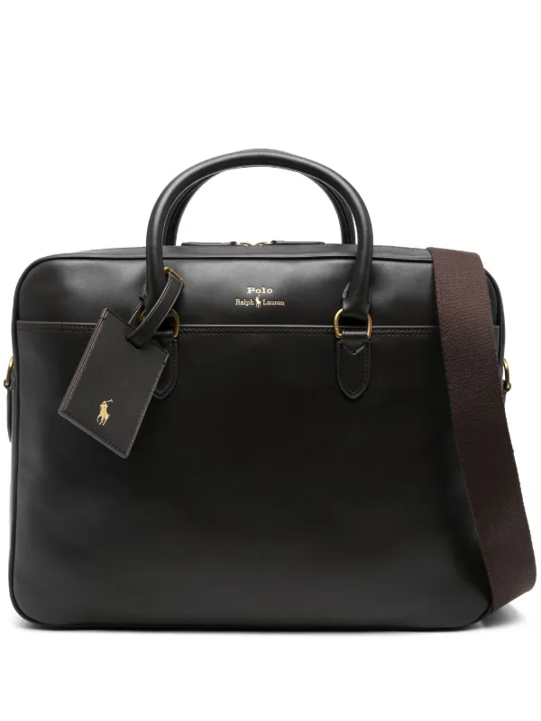 Ralph lauren leather briefcase sale