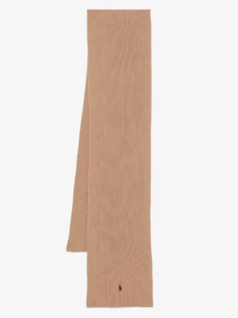 Polo Ralph Lauren signature Polo Pony wool scarf