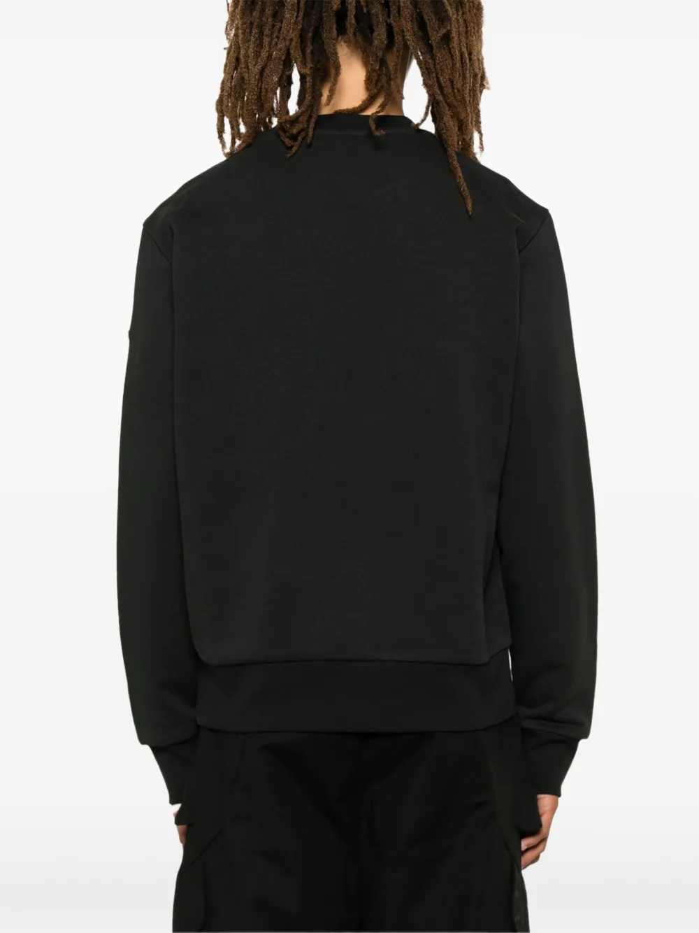 Shop Moncler Logo-print Sweatshirt In Black
