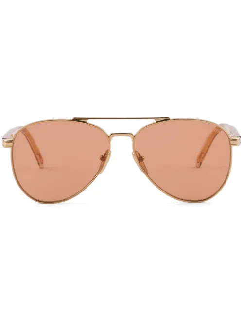 Lunettes de soleil à monture pilote - Prada Eyewear - Modalova