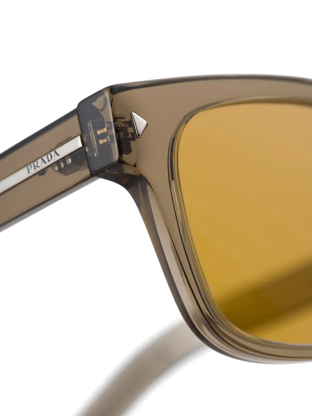 Prada Eyewear スクエアフレーム サングラス | ブラウン
