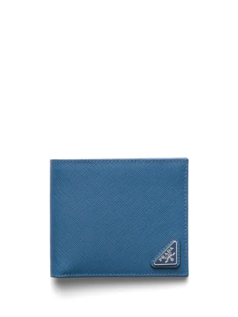 Prada leather wallets store for men