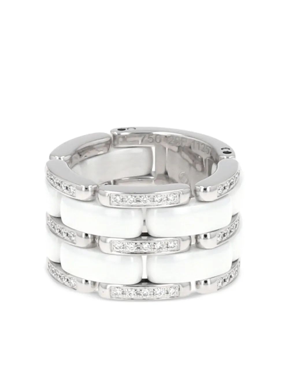 Pre-owned Chanel 2010s 18kt White Gold Ultra Diamond Ring In 白色