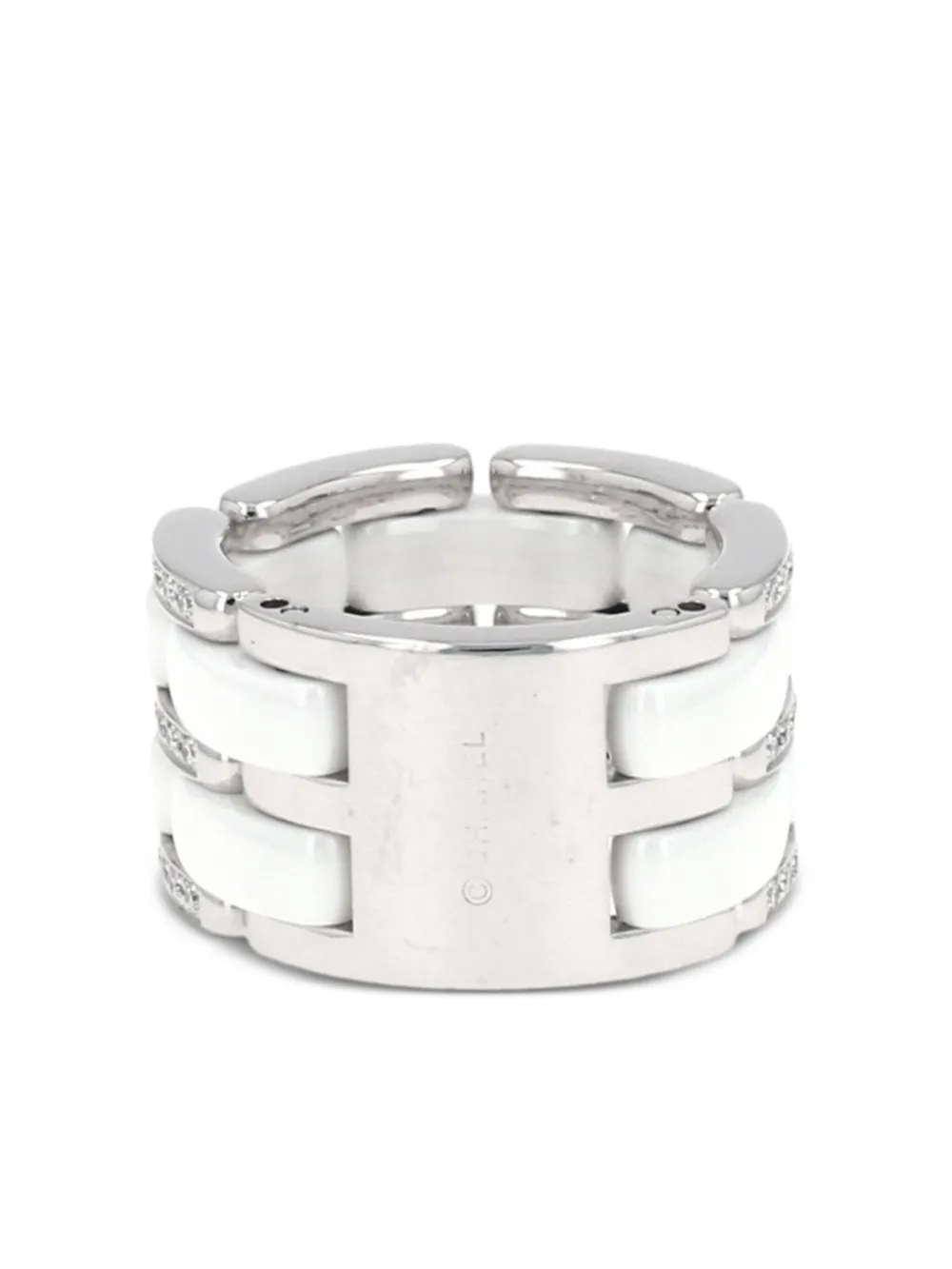Pre-owned Chanel 2010s 18kt White Gold Ultra Diamond Ring In 白色