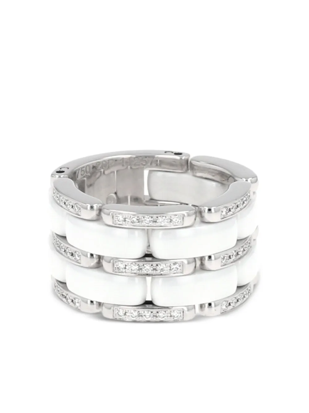 Pre-owned Chanel 2010s 18kt White Gold Ultra Diamond Ring In 白色