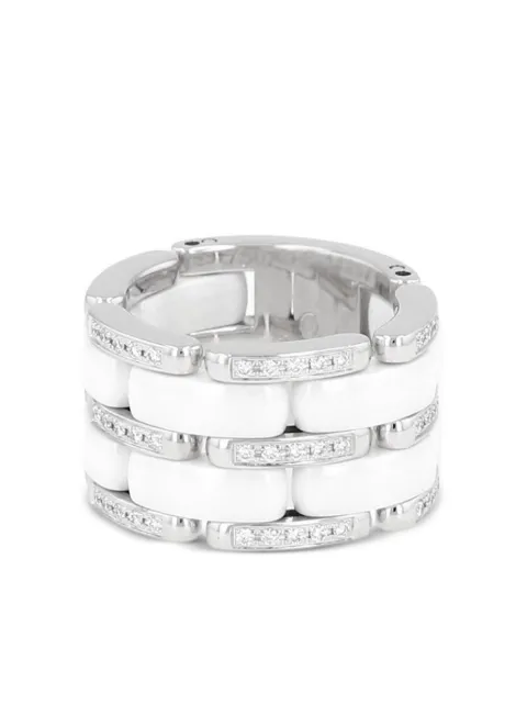 HOT SALE CHANEL 2010s 18kt white gold Ultra diamond ring Women
