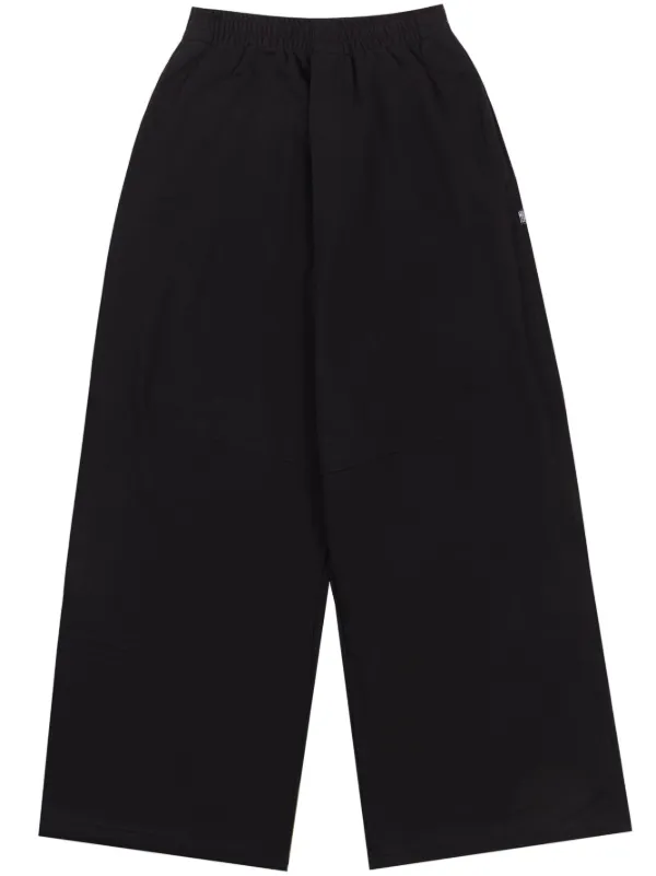 【送料&関税込】MM6 Maison Margiela Wide-leg Track Pants MM6 Maison Margiela Men's' Wide Leg Track Pants in Black