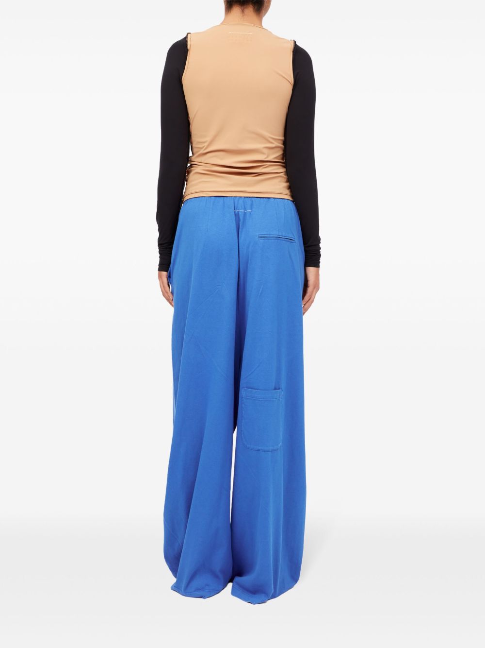 MM6 Maison Margiela two-tone exposed-seam top Women