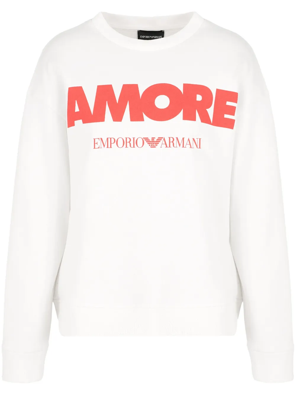 Emporio Armani ASV Amore sweater Wit