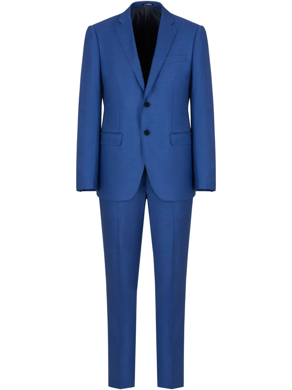 Emporio Armani Completo in lana vergine - Blu