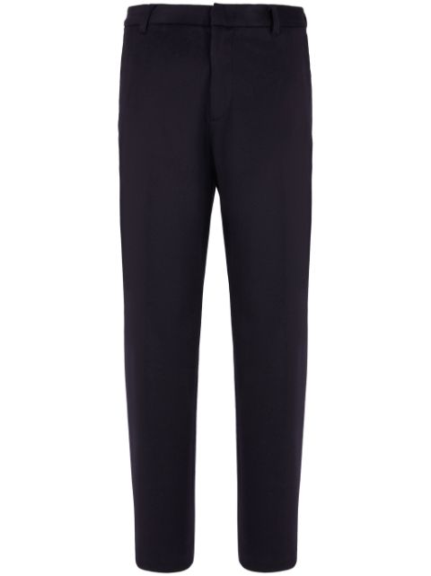 Emporio Armani virgin wool-cashmere trousers Men