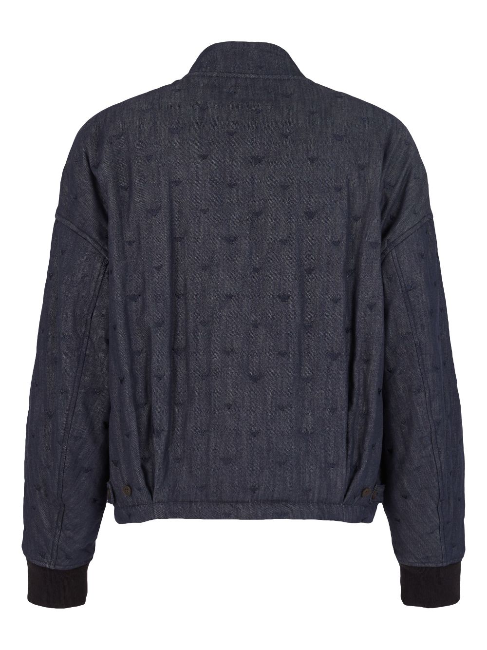 Emporio Armani embroidered bomber jacket - Blue