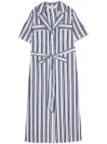 Evi Grintela striped maxi shirtdress - White