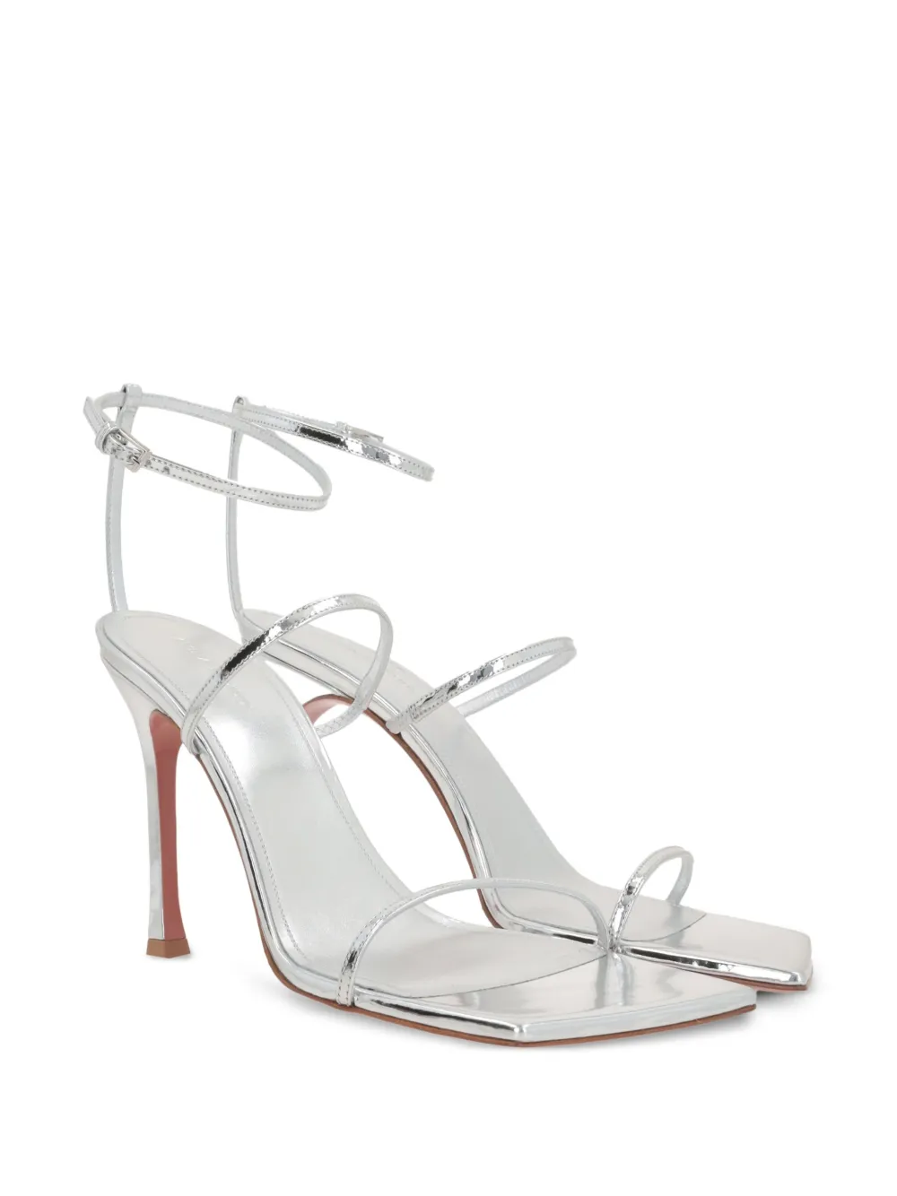 Affordable Amina Muaddi 95mm Maya Ankle-Strap Sandals Women