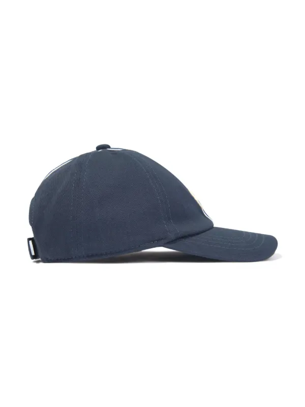 モンクレールキッズロゴパッチキャップ Moncler Enfant ロゴパッチ キャップ | ブルー | FARFETCH JP