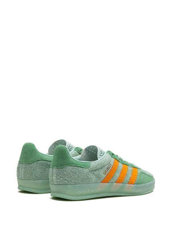 Adidas Gazelle Indoor Hazy Green Crew Yellow Sneakers Grun FARFETCH DE