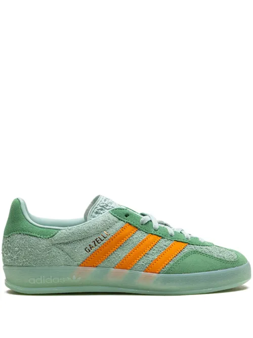 Baskets Gazelle Indoor 'Hazy Green/Crew Yellow' - adidas - Modalova