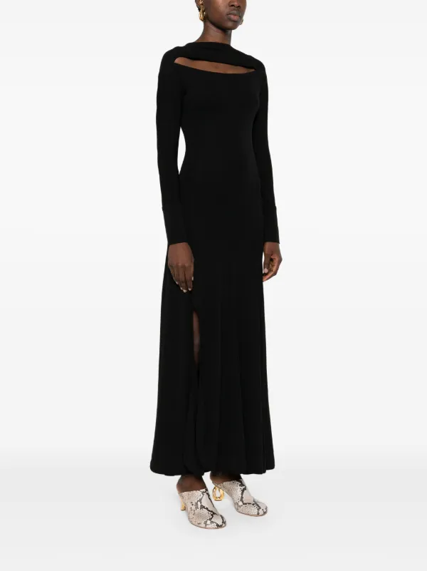 Victoria Beckham cut-out Maxi Dress | Black | FARFETCH