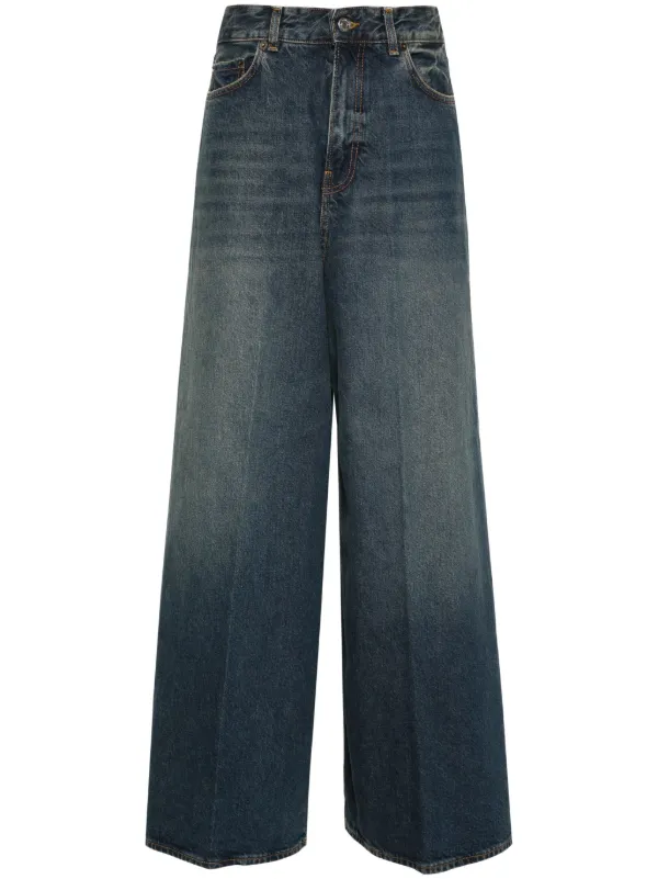 ！！お値下げ！！【HAIKURE】 BETHANY DENIM Haikure Bethany mid-rise wide-leg Jeans | Blue | FARFETCH