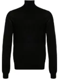 Jil Sander virgin wool fine-knit jumper - Black