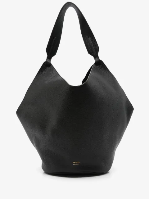 KHAITE medium Lotus leather tote bag