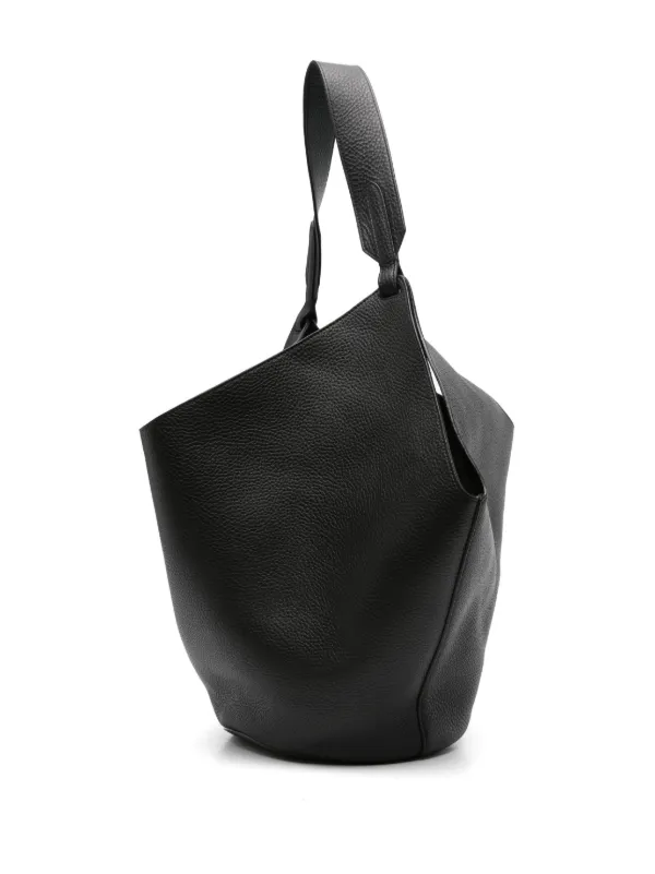KHAITE Lotus レザーバッグ M | ブラック | FARFETCH JP