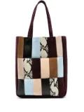 KHAITE Zoe patchwork-design tote bag - Red