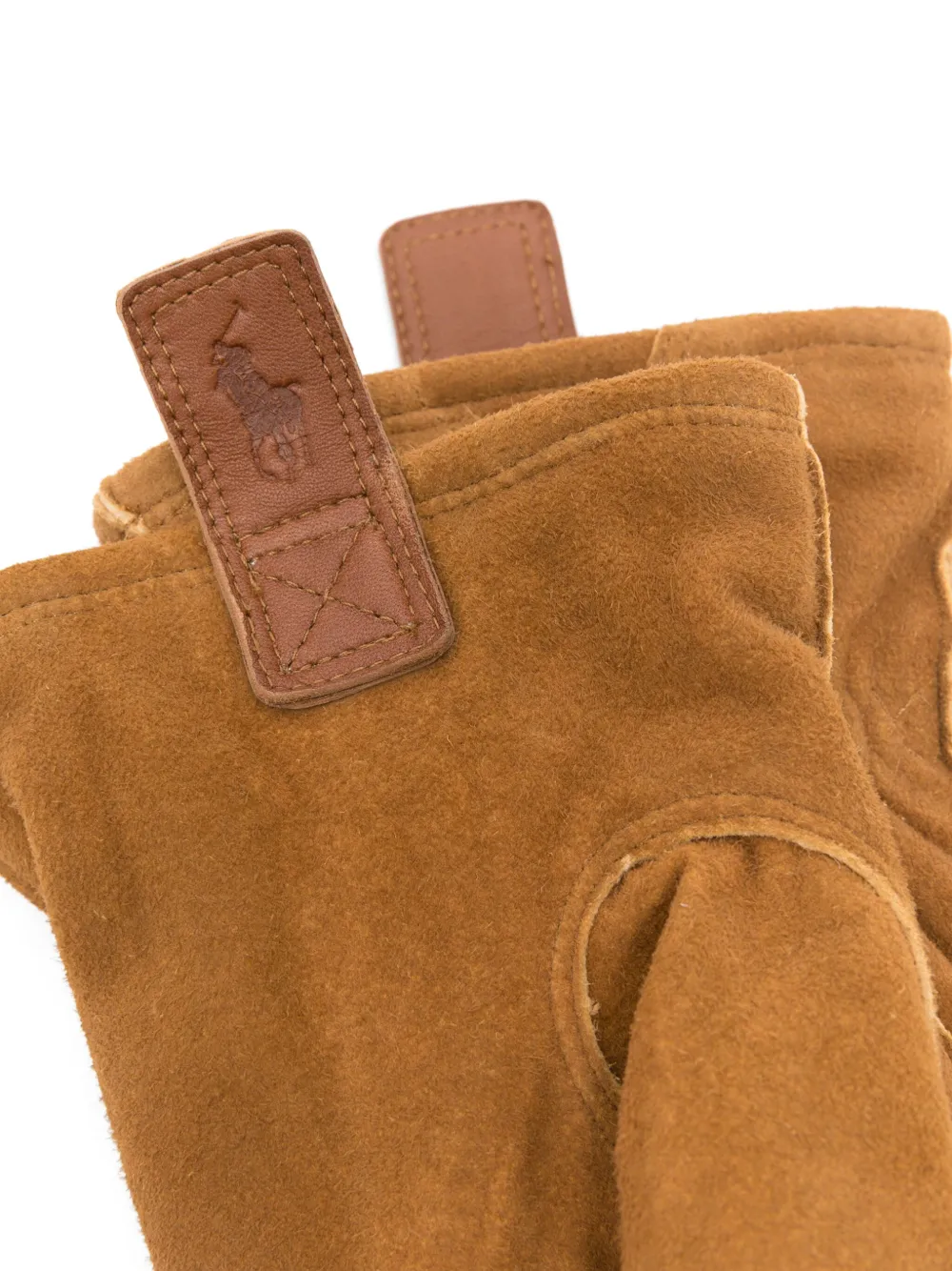 Polo Ralph Lauren Suède handschoenen - Beige