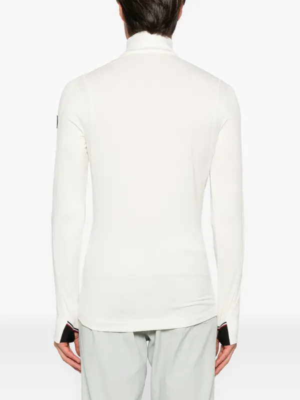 Moncler Grenoble short-zip Performance Top | White | FARFETCH