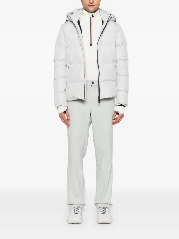 Moncler Grenoble short-zip Performance Top | White | FARFETCH