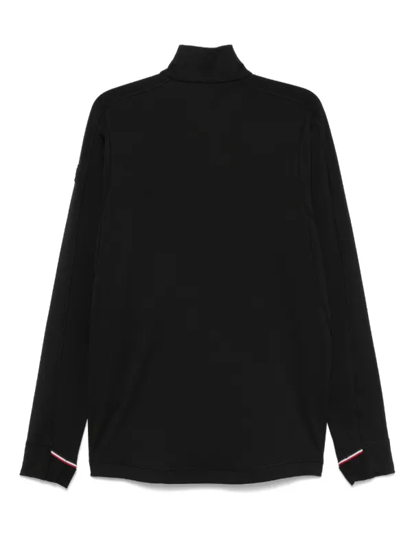Moncler Grenoble Polartec® half-zip Sweatshirt | Black | FARFETCH