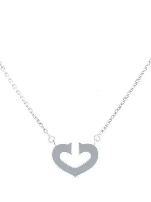 Collier C Heart en or blanc - Cartier - Modalova