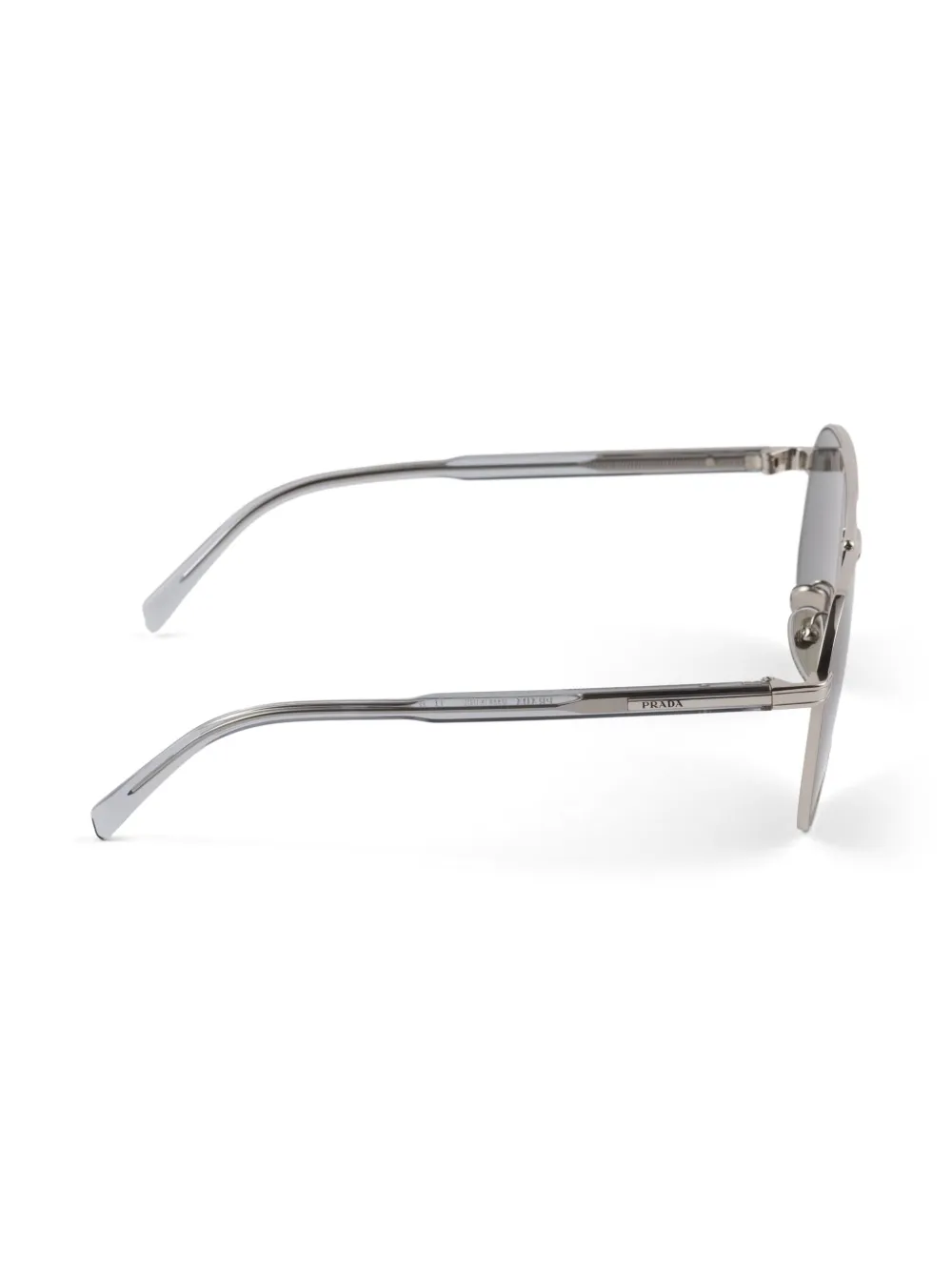 Prada Eyewear Zonnebril met piloten montuur Zilver