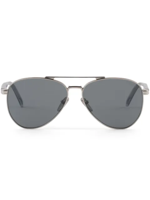 Prada Eyewear Óculos de sol piloto com ponte dupla