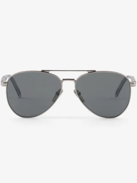 Prada Eyewear double-bridge pilot-frame sunglasses